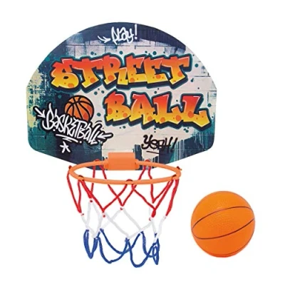 Bild av Simba 107406024SDN Basket Set Basketkorg Inklusive Dörrhänge och Basketboll, Från 3 år
