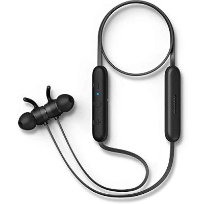 Bild av Philips E1205BK/00 Trådlösa In Ear Hörlurar med Mikrofon (Bluetooth, Inbyggd Fjärrkontroll, Ekoreducering, 7 Timmars Speltid, Stänktåliga IPX4, Magnetiska Öronproppar) Svart 2020/2021 Modell