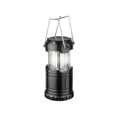 Bild av Goobay 60357, Batteridriven campinglykta, Svart, Silver, Plast, IP44, 250 LM, LED