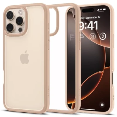 Bild av Spigen Ultra Hybrid Skal Kompatibel med iPhone 16 Pro Max Case Fodral Rose Titanium