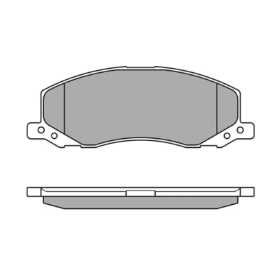 Bild av MEYLE 025 244 1817/W Jeu de plaquettes frein ORIGINAL Quality Essieu avant avec indicateur d&#039;usure tôle anti bruit OPEL: Insignia A 3/5 portes