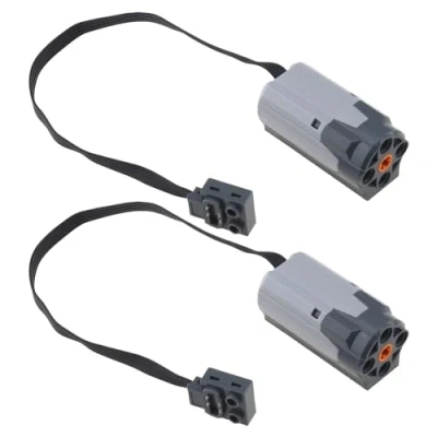 Bild av Create idea 2 stycken servomotor M motor kompatibel med Lego 88003 reservdelar elmotor motorinsättningsblock