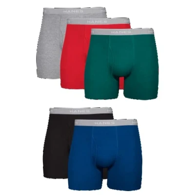 Bild av Hanes retroshorts för män (10 pack), 5 stycken blandade färger, XL