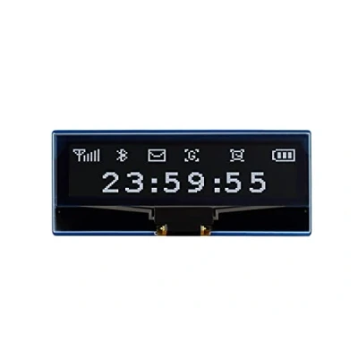 Bild av Waveshare 2.23inch OLED Display Module for Raspberry Pi Pico 128x32 Pixels SPI/I2C Interface Embedded SSD1305 Driver