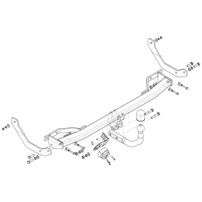 Bild av Dragkrok, Standard, peugeot 307 break, sw, sw skåp / kombi