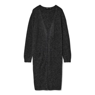 Bild av Vero Moda Vmdoffy LS LONG OPEN GA NOOS Kofta, Storlek: XXL, Black/melange