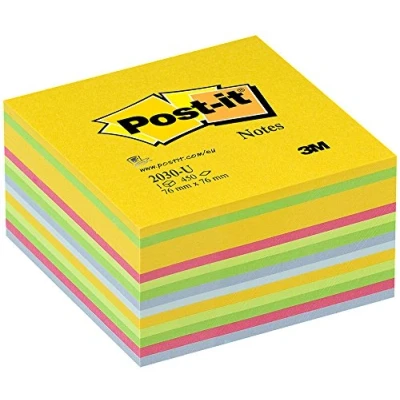 Bild av Post it® Notes kub 76x76 450bl u.colours