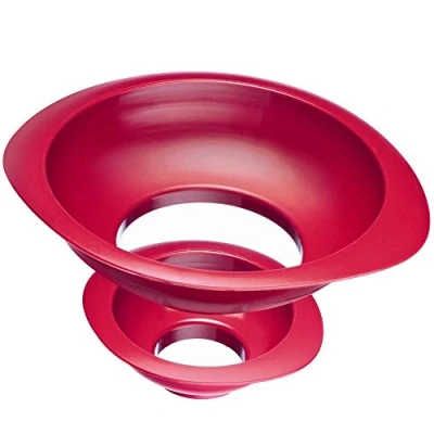 Bild av Westmark Set med 2 Trattar, Fyllningspipens diameter: 4,2 respektive 7,5 cm, Plast, Twix, Röd, 11552270