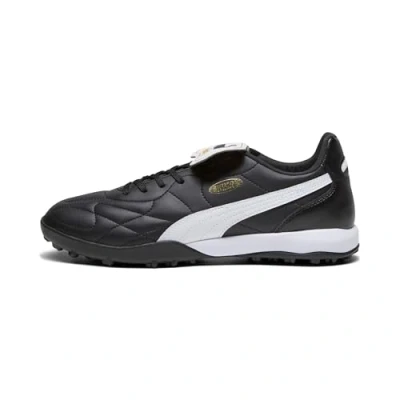 Bild av Puma Unisex King Top Tt fotbollssko, svart vit guld, 48.5 EU