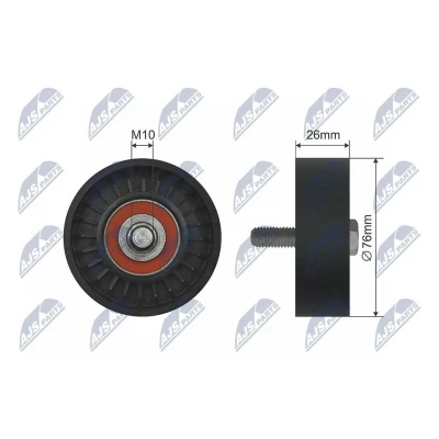 Bild av Styrrulle, drivrem/kilrem, seat leon, toledo ii, skoda octavia i, combi vw bora variant, golf iv, variant 03