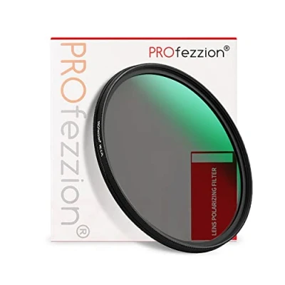 Bild av PROfezzion 58MM Cirkulärt Polarisationsfilter med Flera Beläggningar HD 12 lagers CPL filter för Canon EOS 2000D 1300D 1200D 850D 800D 750D 700D 650D 200D 250D EF S 18 55mm Kitobjektiv