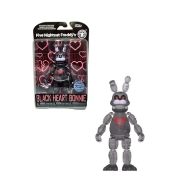 Bild av Funko Action Figur 5&quot;: Five Nights at Freddy&#039;s (FNAF) Blackheart Bonnie The Rabbit samlarobjekt presentidé officiella handelsvaror för pojkar, flickor och barn