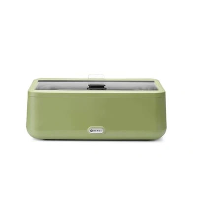 Bild av HENDI Chafing dish, UNIQ, varmhållningsbehållare, matvärmare, buffévärmare, 12,5 l 220 V 700 W, 608 x 460 (H)245 mm, rostfritt stål, PP, grön