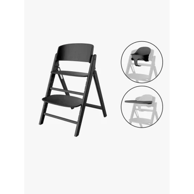 Bild av Cybex Click &amp; Fold Matstol 3 in 1, Stunning Black