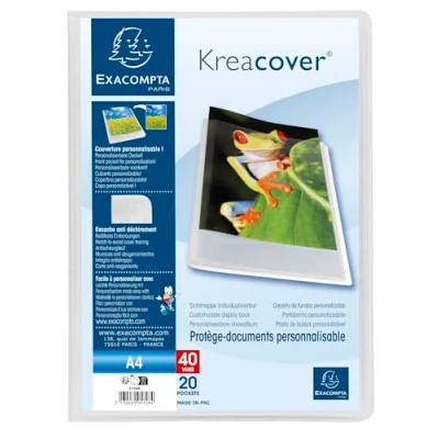 Bild av Demomappe Exacompta Kreacover® A4 med 20 lommer transparent