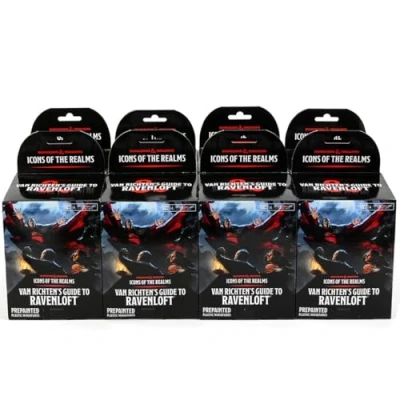 Bild av WizKids Dungeons and Dragons Icons of the Realms Van Richten&#039;s Guide to Ravenloft (Set 21) 8 ct Booster Brick, DnD Miniatyrer