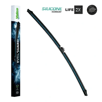 Bild av Balai d&#039;essuie glace Valeo Everguard Silicone Single 566009 550mm avant plat BMW: 1 5 portes, 2 Coupe, OPEL: Astra H GTC