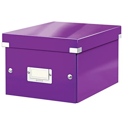 Bild av Leitz WOW Click and Store Förvaringsbox, A5, lila, 60430062