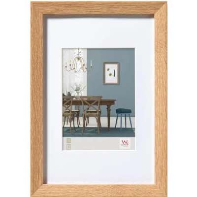 Bild av walther design tavelram ljus ek 40 x 50 cm med passepartout, Fiorito träram EF050E