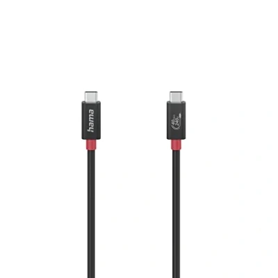 Bild av HAMA Cable USB C 4.0 Gen3 40 Gbit/s 240W 1.0m Black