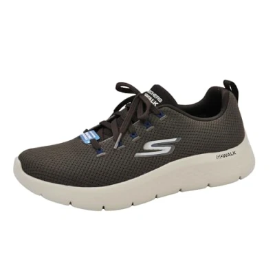 Bild av Skechers herr Go Walk Flex Vespid Sneaker, Brun, 43 EU