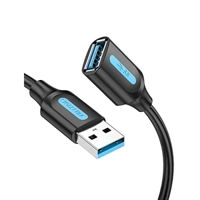 Bild av VENTION USB 3.0 Förlängningskabel 0,5m A hane till hona kabel förlängningssladd 5Gbps Dataöverföring Kompatibel med Tangentbord, Mus, Flashenhet, Hårddisk, Skrivare, Skanner, Kamera