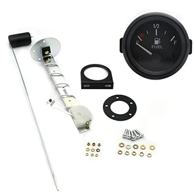 Bild av CENPEK Bränslemätare 2 tum 52 mm Universal bilbränslemätare med LED digital bränslesensor E 1/2 F Range Pointer 12V för SUV båt