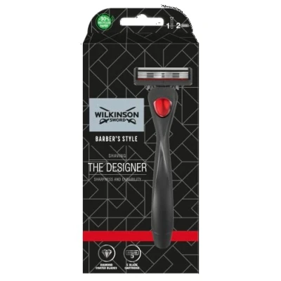 Bild av Wilkinson Sword Barber&#039;s Style Rasoio The Designer 5 lame Confezione con 1 manico e 2 di ricarica##*