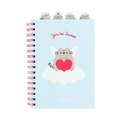 Bild av Grupo Erik Pusheen A5 Project Notebook with 4 Dividers Notebooks Planner Notepads Notepad Gifts Stationery