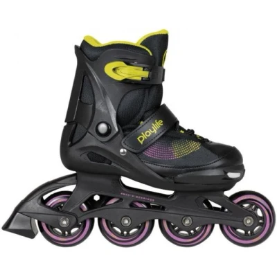 Bild av Playlife Inline Skates Joker Hardboot 82A Svart/Gul Storlek 37 40