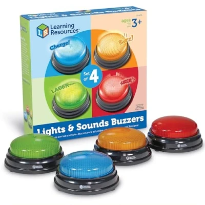 Bild av Learning Resources LER3776 lampor och ljud sommar (4 stycken), c1
