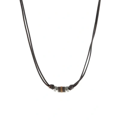 Bild av Fossil Halsband, Storlek: One Size, Dunkelbraun
