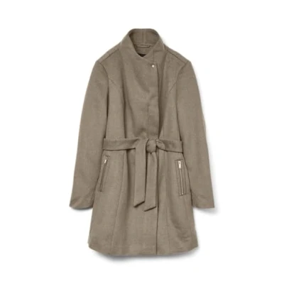 Bild av Vero Moda Vmtwodope BELT Jacket Kort kappa / rock, Storlek: Small, Silver mink