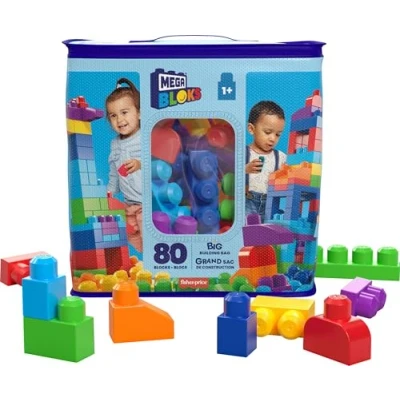 Bild av Mega Bloks DCH63 klassisk stor byggväska, 80 stycken