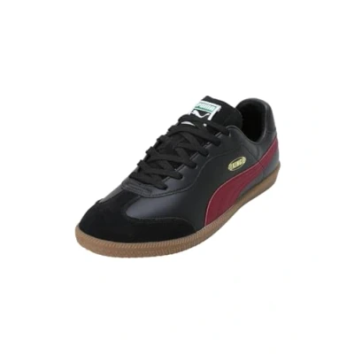 Bild av Puma Unisex King 21 IT fotbollssko, svart mörk karmosinröd, 7 UK, 40.5 EU