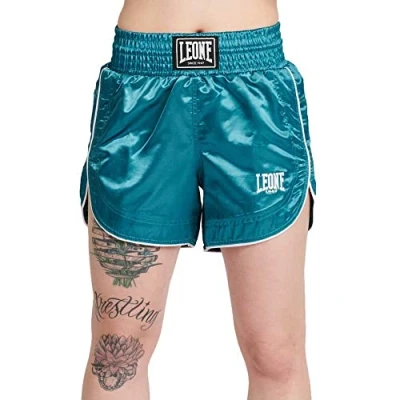 Bild av LEONE 1947, Basic W Kick thailändska shorts, Kvinna, Grönt vatten, M, AB801