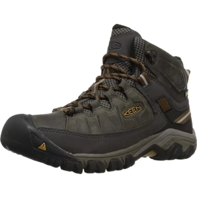 Bild av Keen Targhee III MID WP WIDE Hikingskor, Storlek: 47, Black Skinn/syntet