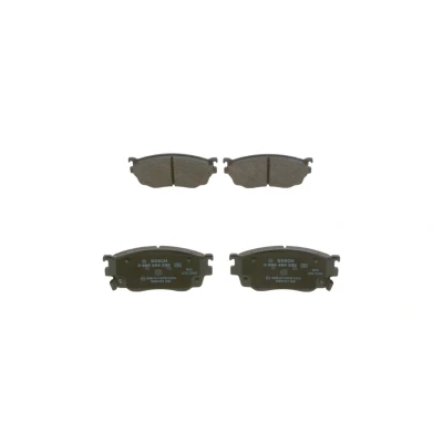Bild av BOSCH 0 986 494 258 Jeu de plaquettes frein Low Metallic avec contact du palpeur d&#039;usure intégré, indicateur tôle anti bruit