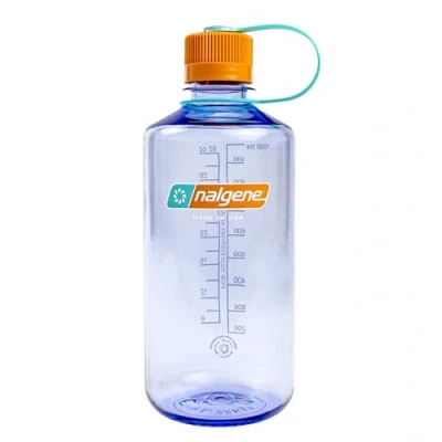 Bild av Nalgene Sustain Tritan BPA fri vattenflaska tillverkad med material som härrör från 50% plastavfall, 32 oz, smal mun, ametist