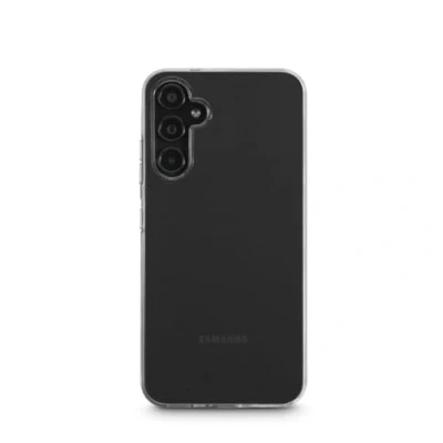 Bild av Hama fodral för Galaxy A35 5G (mobilskal, skyddsfodral baksida, fodral, reptåligt, extra skydd kamera och display, transparent, smal, tunt fodral) transparent