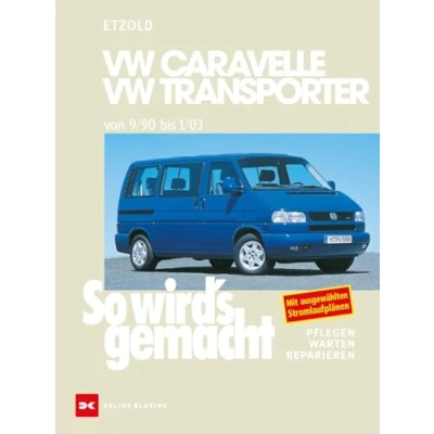 Bild av So wird&#039;s gemacht. T4: VW Caravelle / Transporter Multivan California von 9/90 bis 1/03: Benziner 2,0 l/62 kW (84 PS) 1/03 2,8 l/150 ... 2,5 l/111 (150 4/98 75