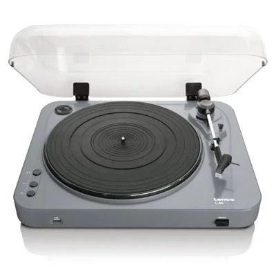 Bild av Lenco L 85 turntable with digital recorder Skivspelare Grå