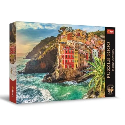 Bild av Trefl Premium Plus Quality Puzzle Photo Odyssey: Staden Riomaggiore, Italien 1000 bitar, Unik fotoserie, Perfekt passande för vuxna och barn från 12 år