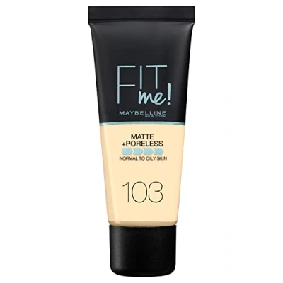 Bild av Maybelline New York Fit me! Matt &amp; poreless smink nr 103 Pure Ivory, 30 ml