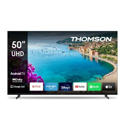 Bild av THOMSON 50 tum (126 cm) UHD Smart TV Android (WLAN, HDR, Triple Tuner DVB C/S2/T2) 50UA5S13 2023