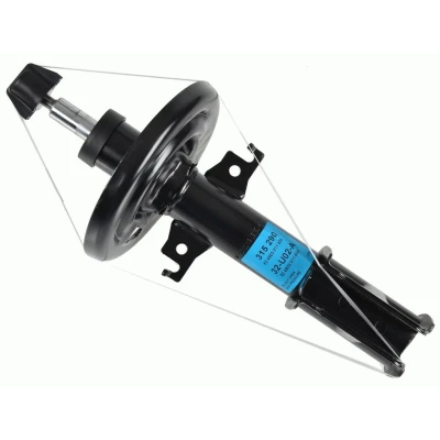 Bild av SACHS 315 290 Amortisseur Pression de gaz Système bitube Jambe suspension Goujon en haut RENAULT: Fluence