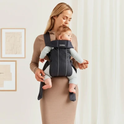 Bild av BabyBjörn Mini Bärsele 3D Mesh, Anthracite
