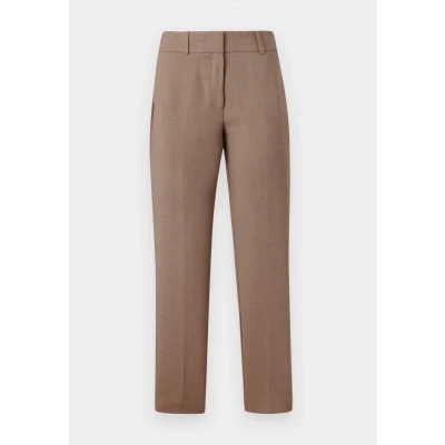 Bild av Selected Femme SLFRita Ria MW Cropped Pant NOOS Byxor Camel Melange 34