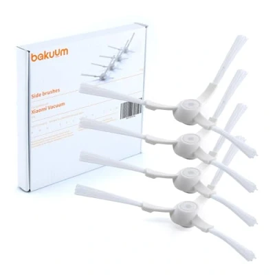 Bild av BAKUUM 4 pack sidoborstar, för Xiaomi S20. Reservpaket och tillbehör till robotdammsugare