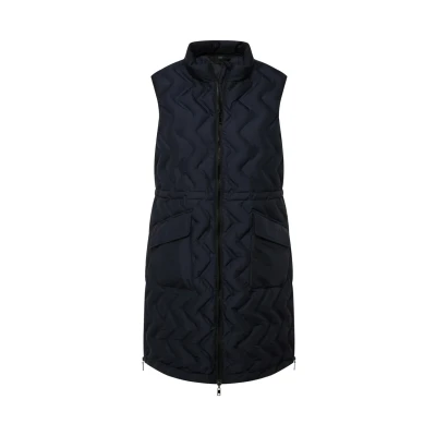 Bild av Ulla Popken Hyprar Zigzag Quilted Väst, Storlek: 42/44, Navy blue